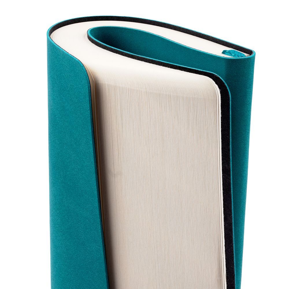 Ежедневник Nubuk недатированный бирюзовый