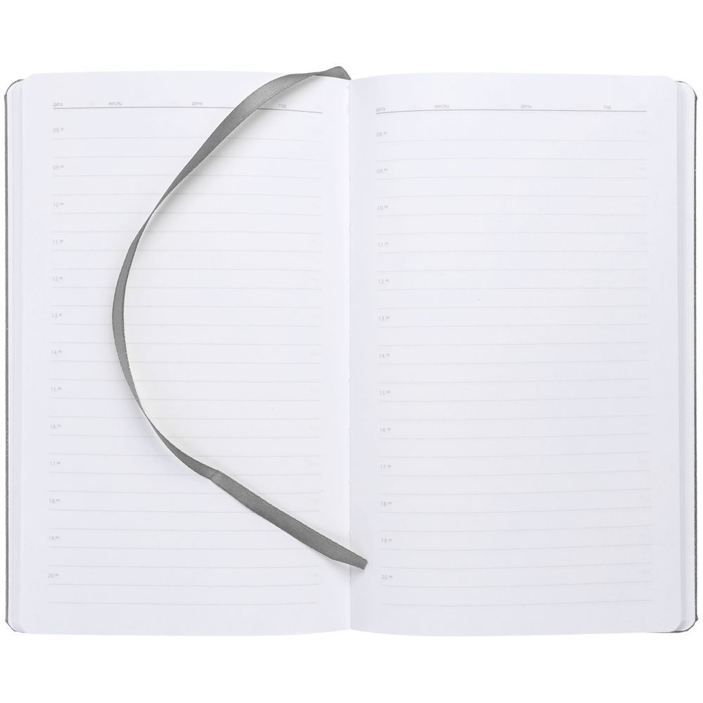 Ежедневник Nova недатированный серый