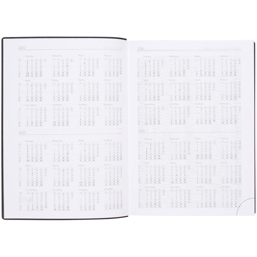 Ежедневник Vivian недатированный голубой