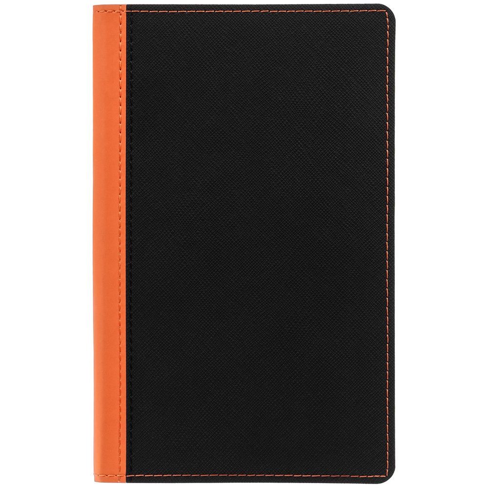 Ежедневник Nice Twice недатированный черный с оранжевым