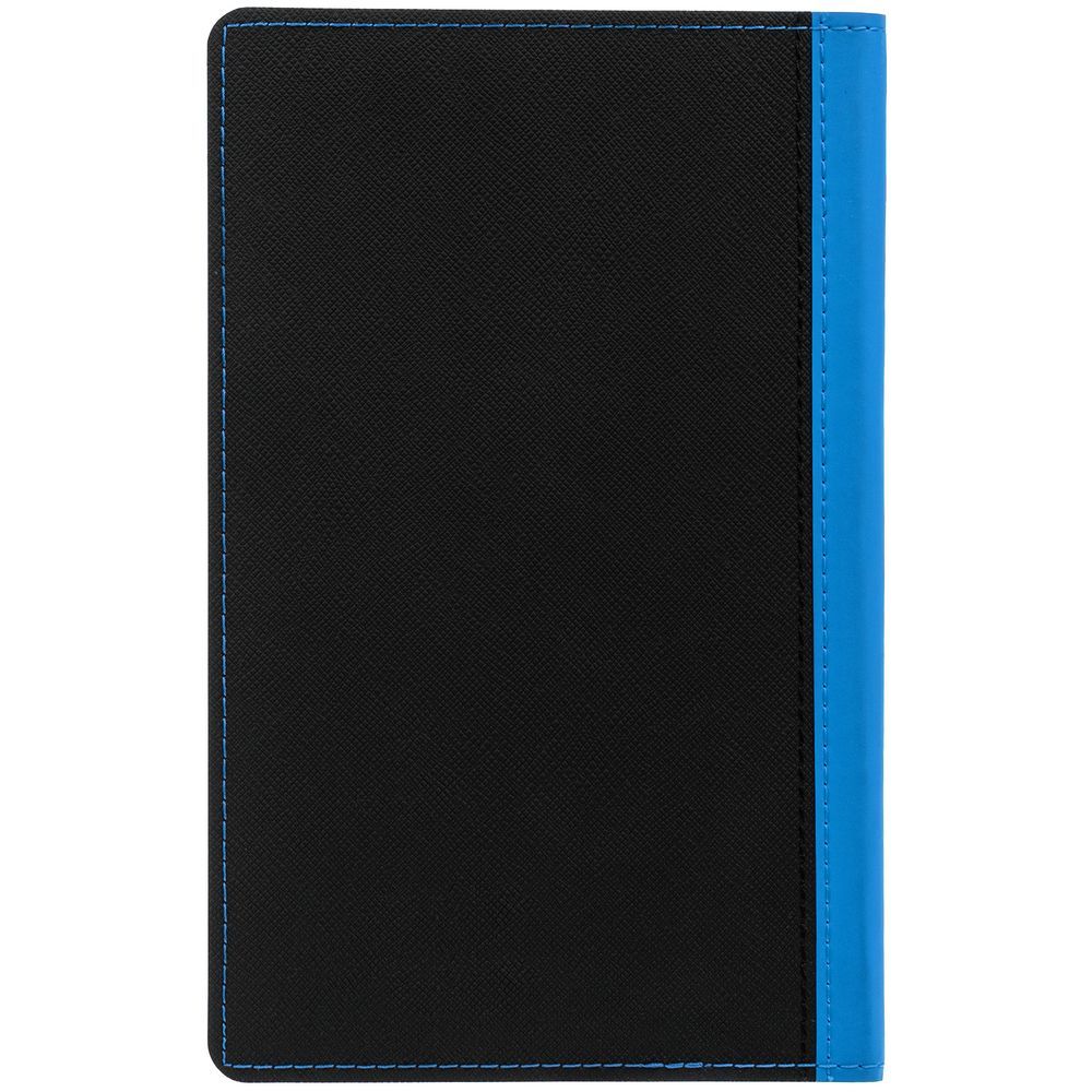 Ежедневник Nice Twice недатированный черный с голубым