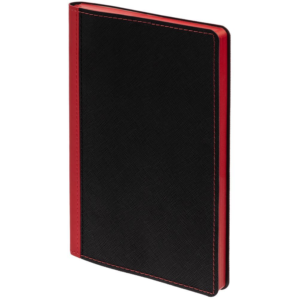 Ежедневник Nice Twice недатированный черный с красным