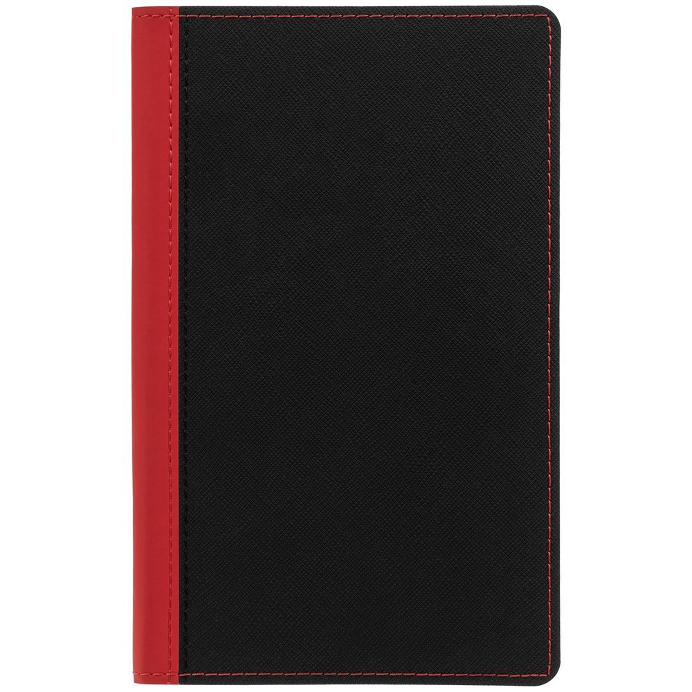 Ежедневник Nice Twice недатированный черный с красным