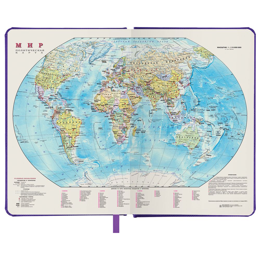 Ежедневник недатированный А5 138х213 мм BRAUBERG "Iguana", под кожу, 160 л., сиреневый