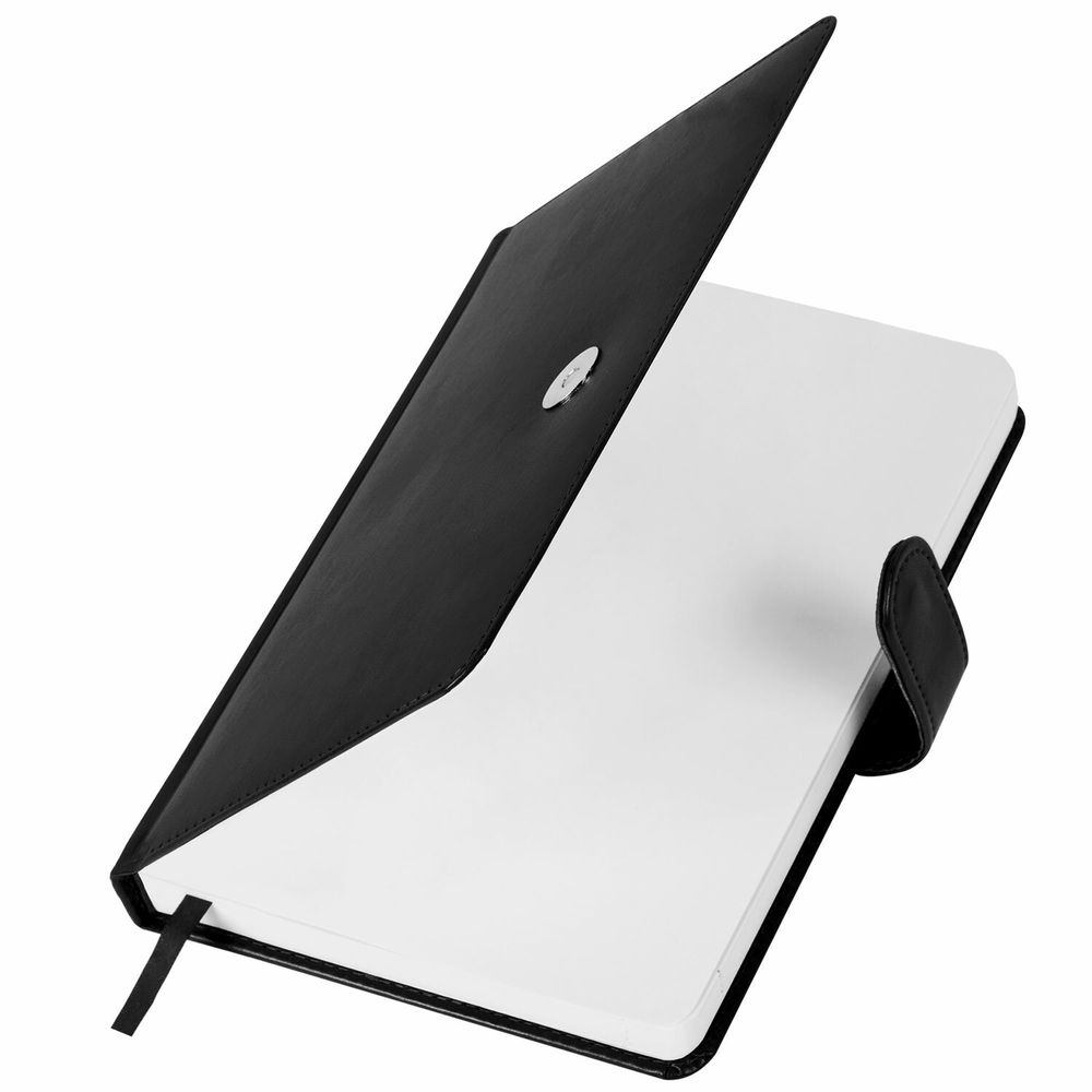 Ежедневник недатированный А5 148х218 мм GALANT "Ritter", под кожу, 160 л., черный