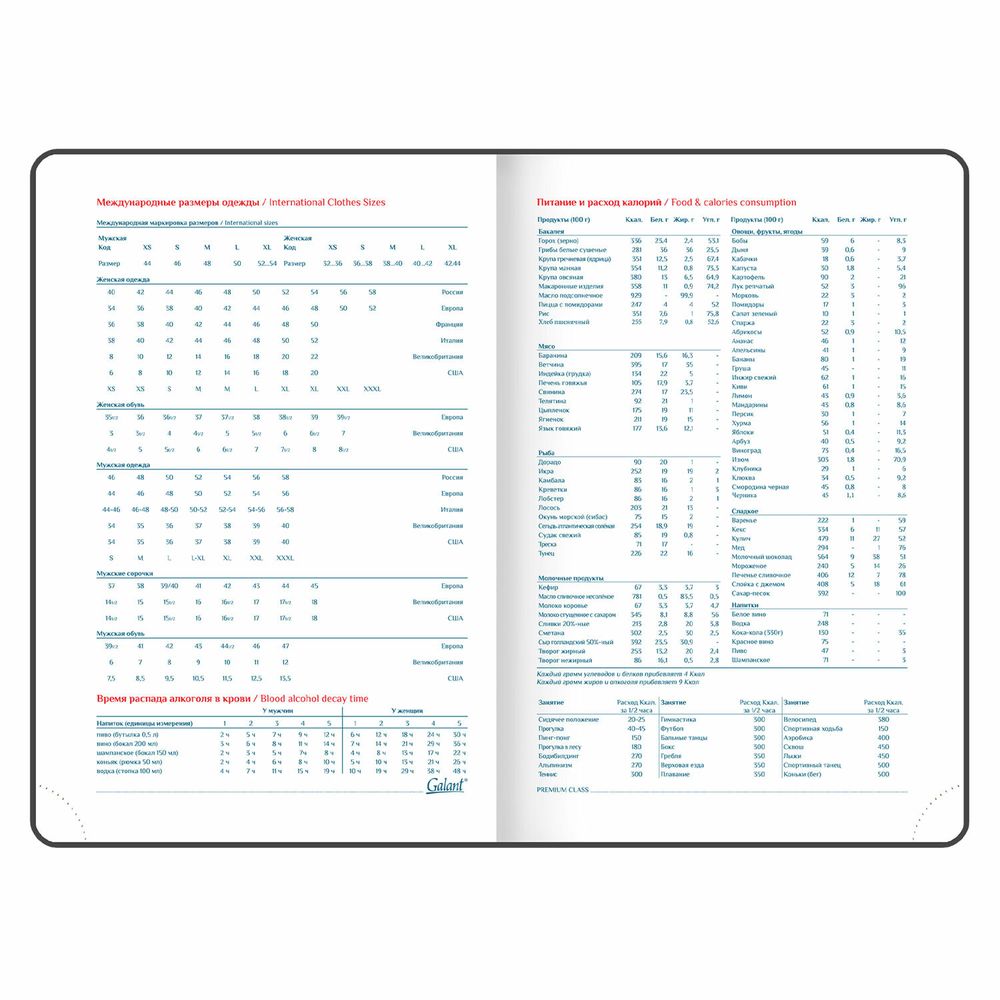 Ежедневник недатированный А5 148х218 мм GALANT "Ritter", под кожу, 160 л., красный