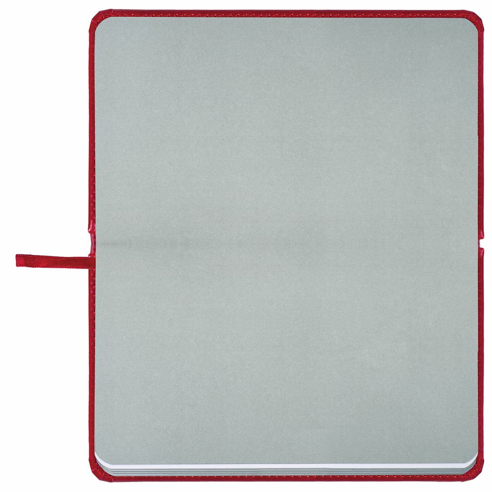 Еженедельник недатированный МАЛЫЙ ФОРМАТ 95х155 мм А6 BRAUBERG "Rainbow", под кожу, 64 л., красный