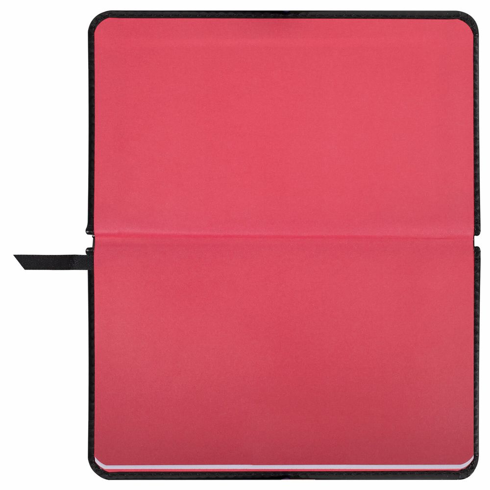 Еженедельник недатированный МАЛЫЙ ФОРМАТ 95х155 мм А6 BRAUBERG "Rainbow", под кожу, 64 л., черный