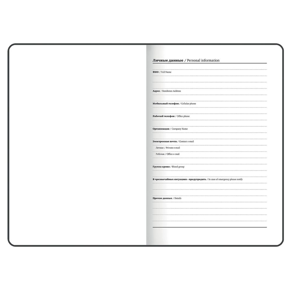 Ежедневник недатированный с резинкой А5 (145х203 мм), BRAUBERG, твердый, 128 л., "Лаванда"