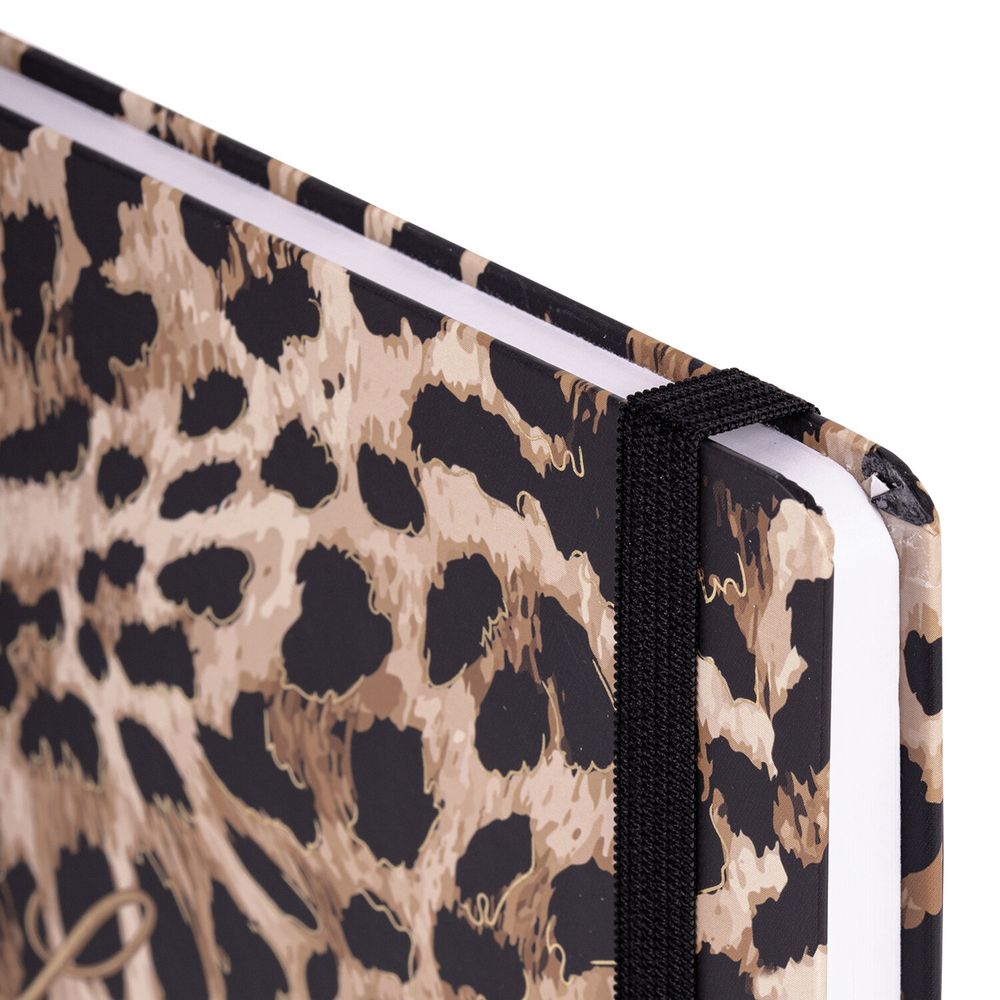 Ежедневник недатированный с резинкой А5 (145х203 мм), BRAUBERG, твердый, фольга, 128 л.,