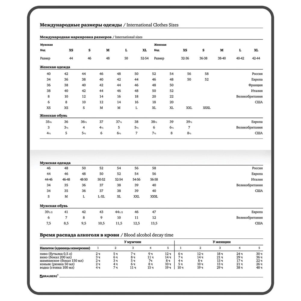 Еженедельник недатированный с резинкой (171х93 мм), BRAUBERG, твердый, УФ-ЛАК, 64 л., "Infuse"