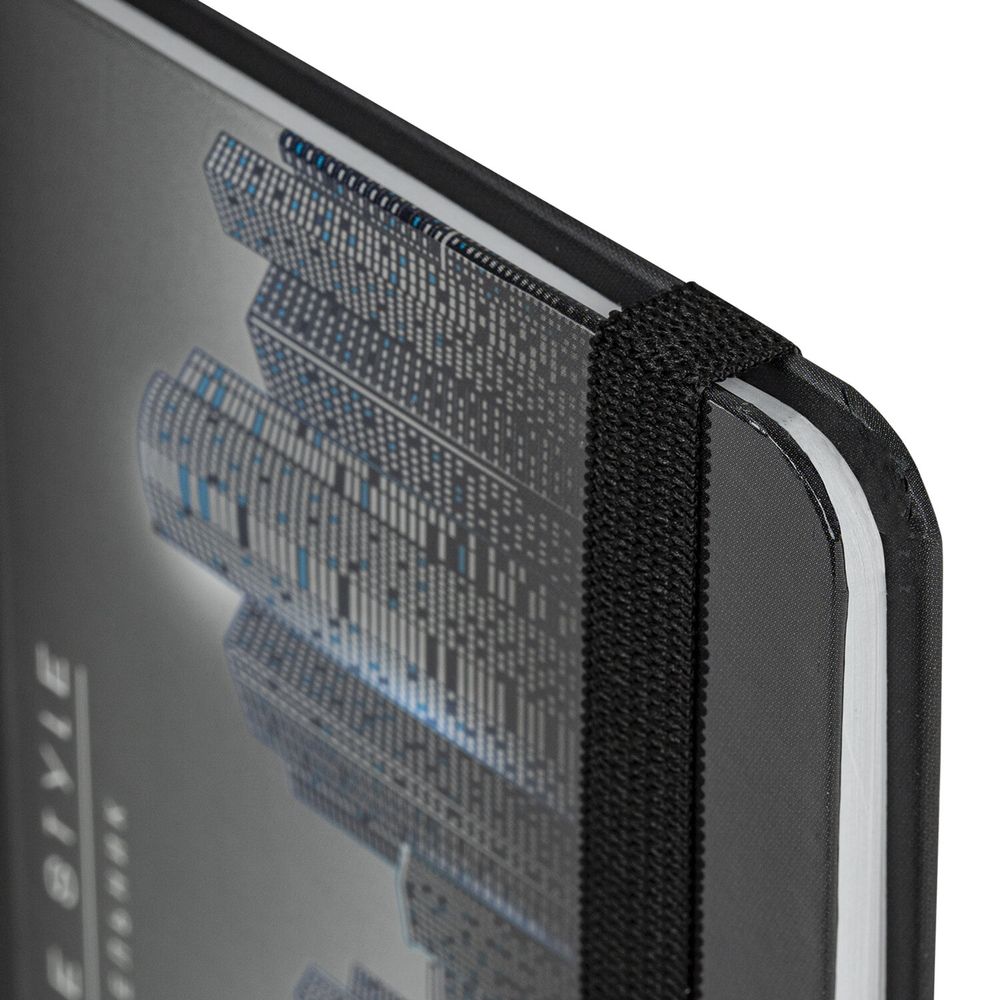 Еженедельник недатированный с резинкой (171х93 мм), BRAUBERG, твердый, УФ-ЛАК, 64 л., "Night City"