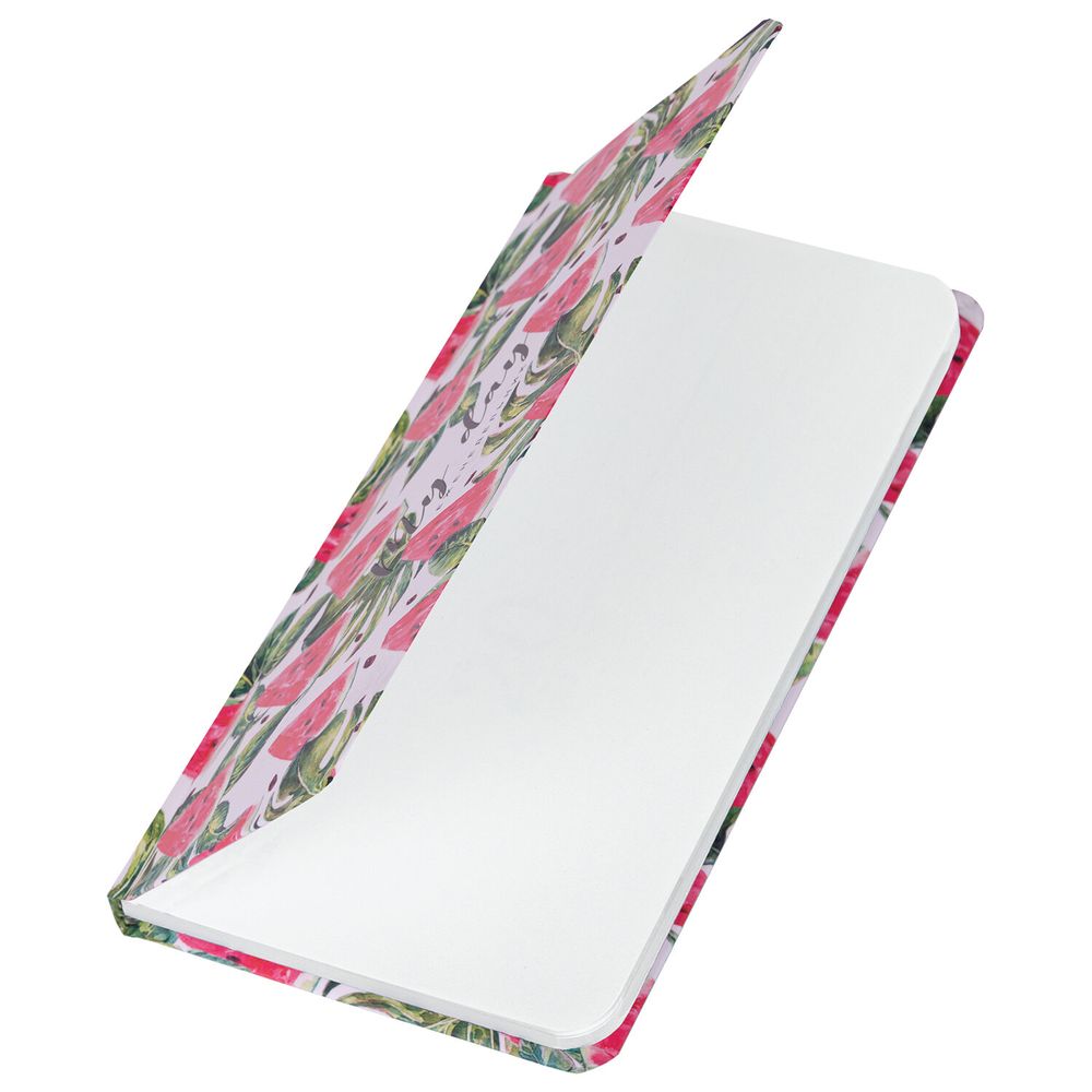 Еженедельник недатированный с резинкой (171х93 мм), BRAUBERG, твердый, УФ-ЛАК, 64 л., "Watermelon"