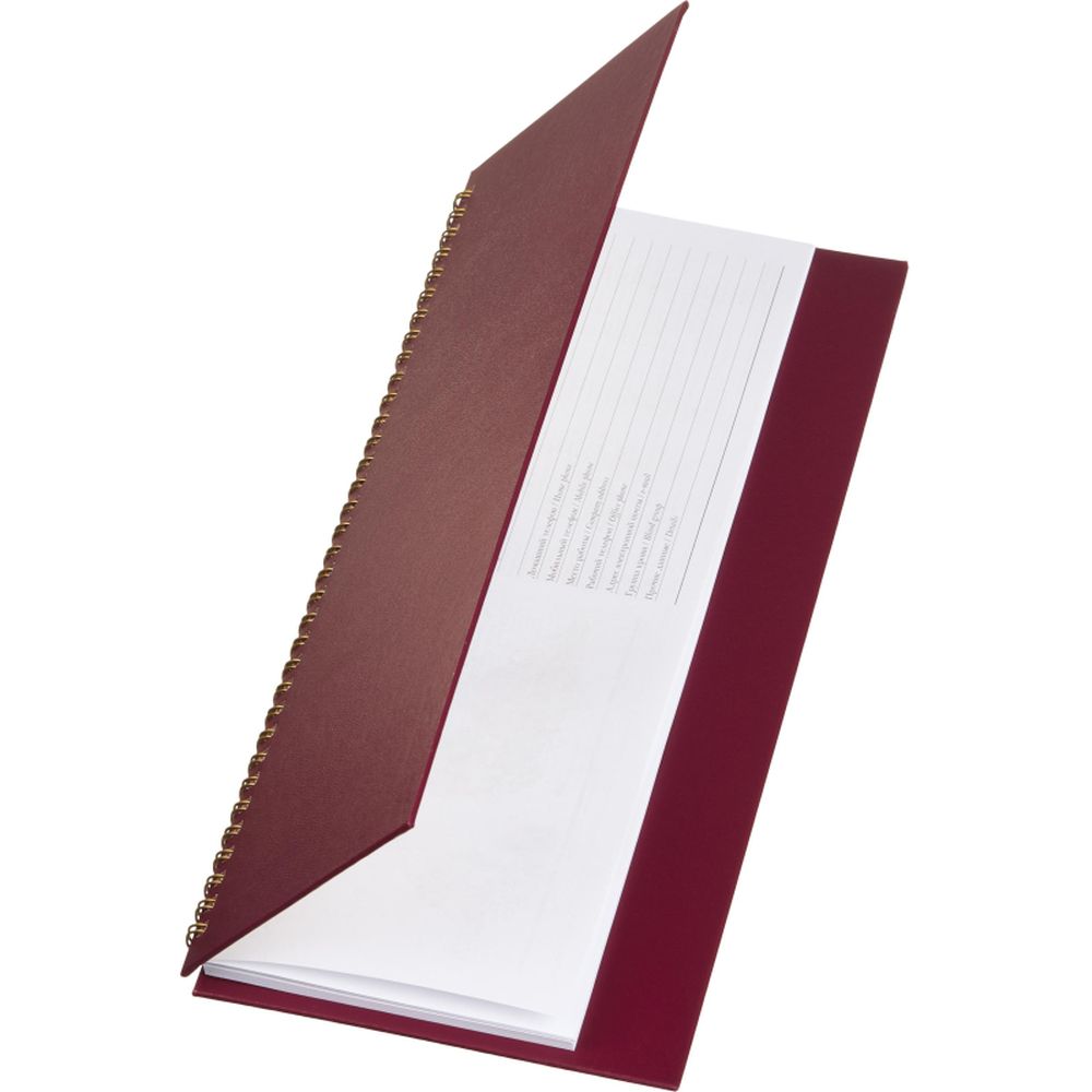 Планинг недатированный бордо,305х130, 64 л.,Ideal