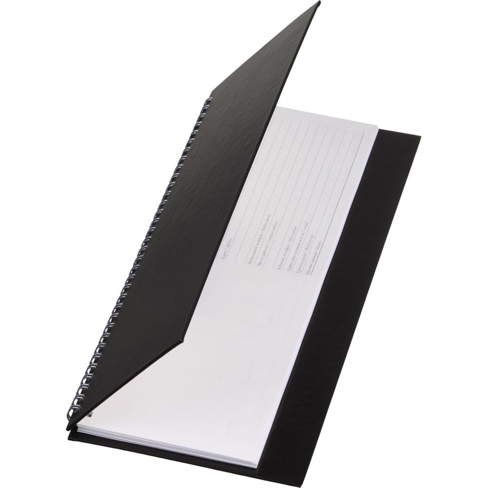 Планинг недатированный черный,305х130, 64 л.,Ideal