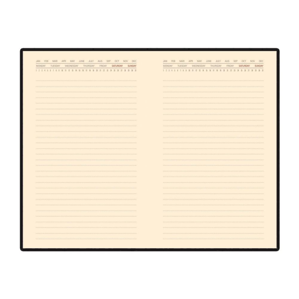 ЕЖЕДНЕВНИК А5 MARSEILLE (ЧЕРНЫЙ) 