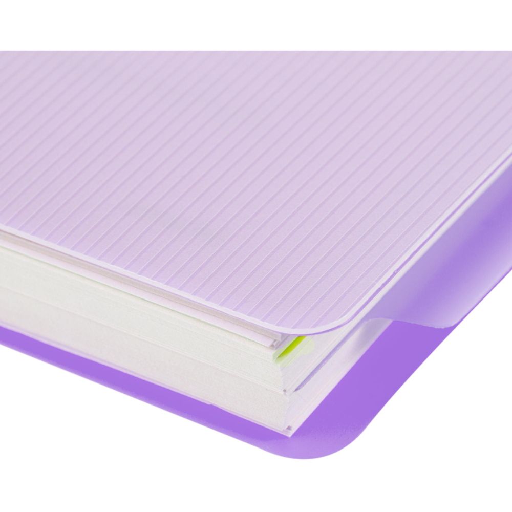 Ежедневник недатированный Bright Colours на спирали, А5, 272 стр, СИРЕНЕВЫЙ