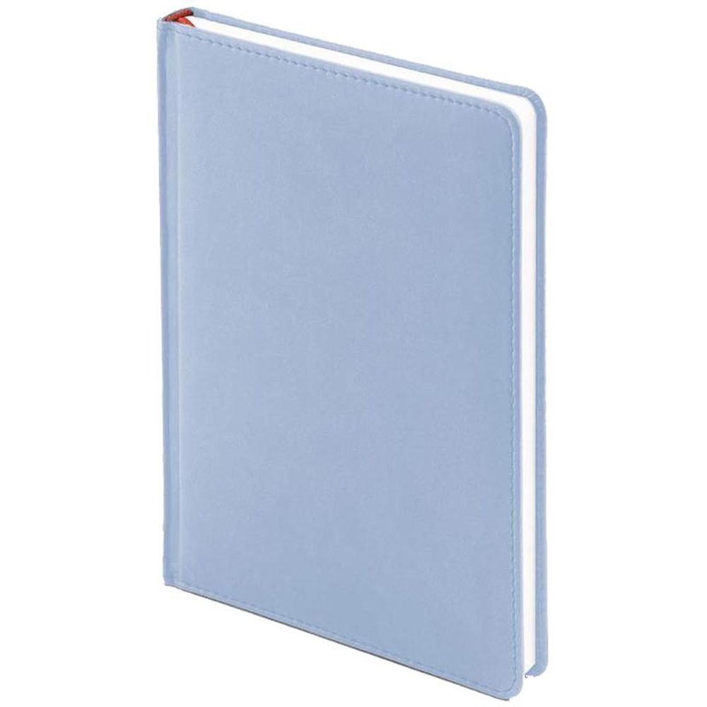 Ежедневник недатированный А5+, 136л, Velvet зефирный голубой 