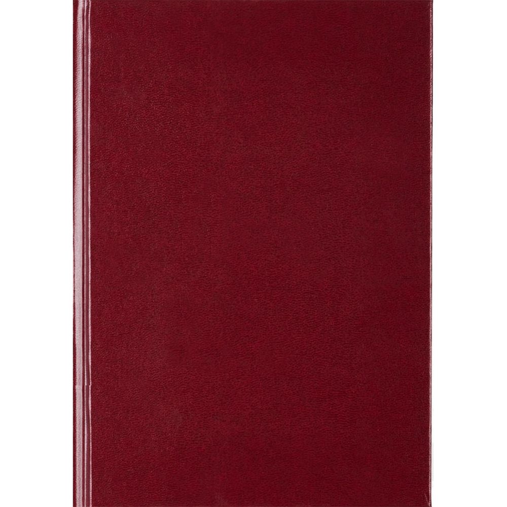 Ежедневник недатированный А5, Ideal бордовый 136л. 