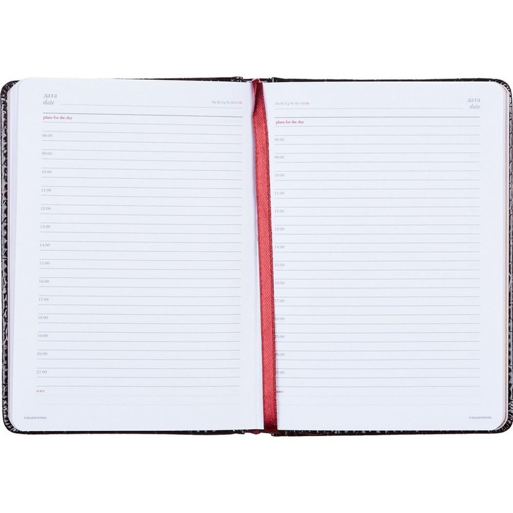 Ежедневник недатированный А6+ Caiman (коричневый)