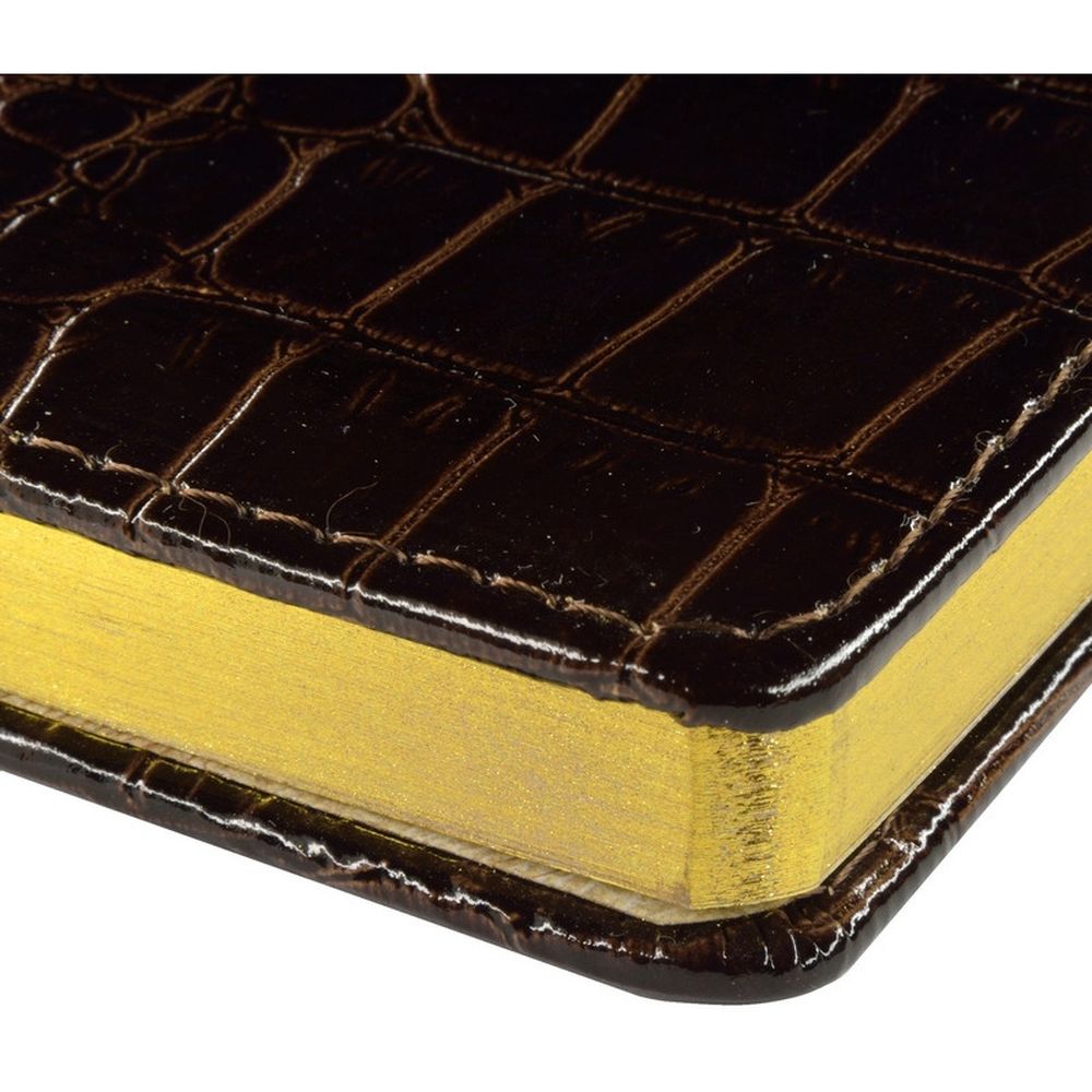 Ежедневник недатированный А6+ Caiman (коричневый)