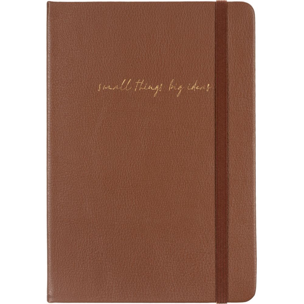 Ежедневник недатированный коричневый, А5, 140x200мм, 136 л. ATTACHE