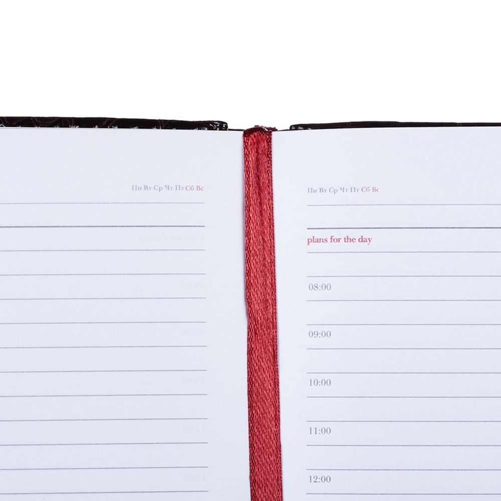 Ежедневник недатированный коричневый  А5+ СAIMAN 