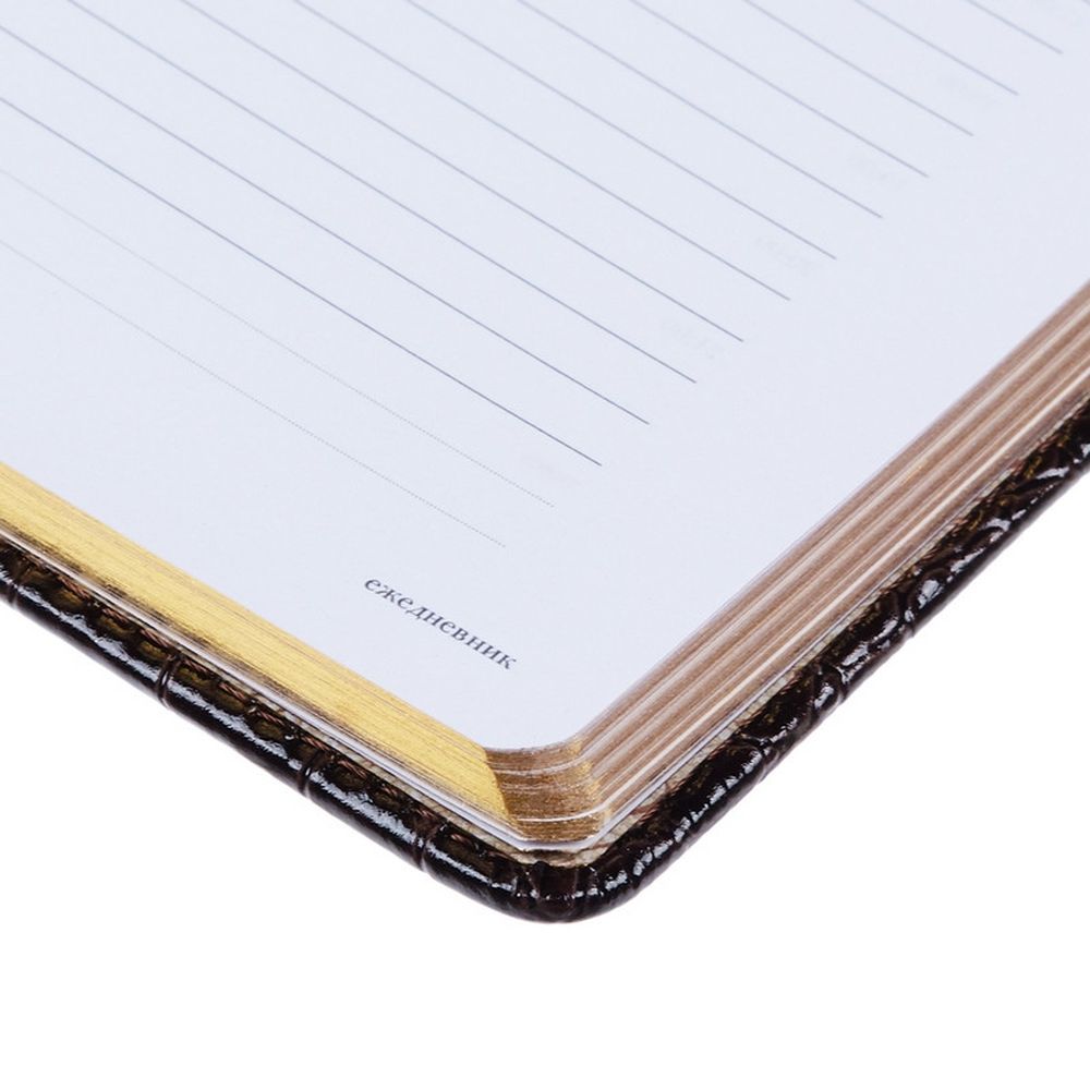 Ежедневник недатированный коричневый  А5+ СAIMAN 