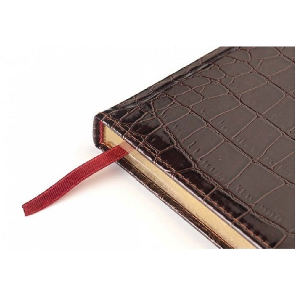 Ежедневник недатированный коричневый  А5+ СAIMAN 