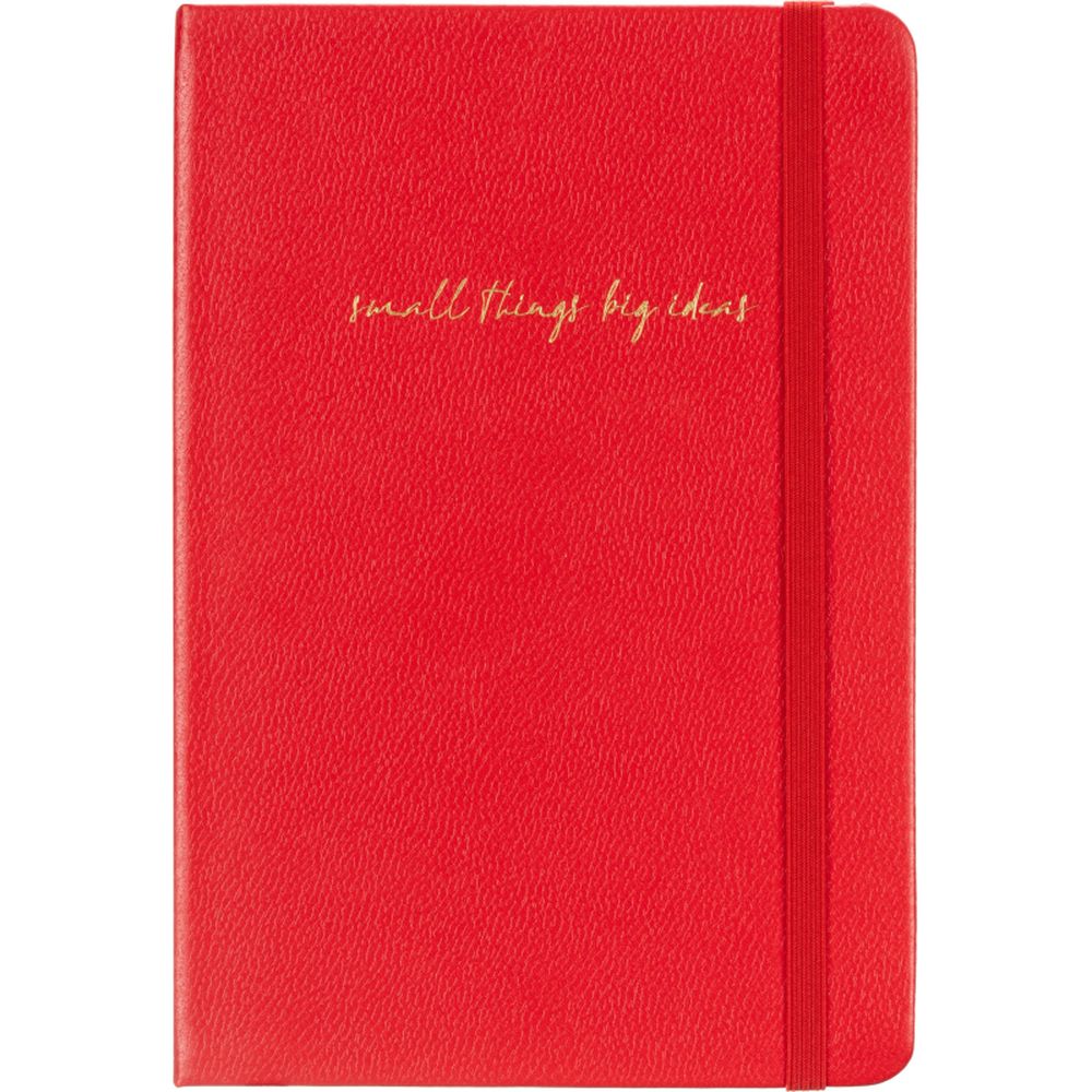 Ежедневник недатированный красный, А5, 140x200мм, 136 л. ATTACHE