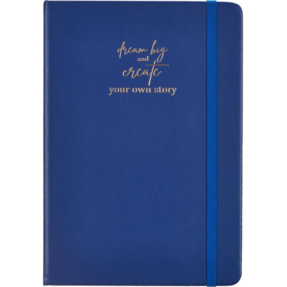 Ежедневник недатированный синий, А5 136 л., Story, ATTACHE