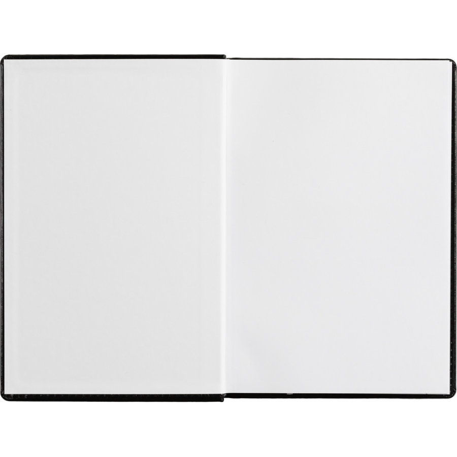 Ежедневник недатированный черный, А5, 148x218, 352стр, Agenda