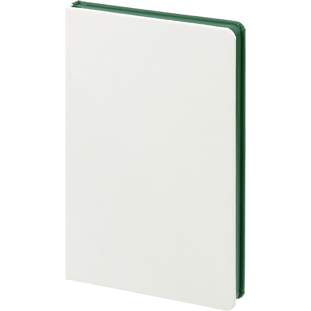 Ежедневник Duplex, недатированный, зеленый, белый