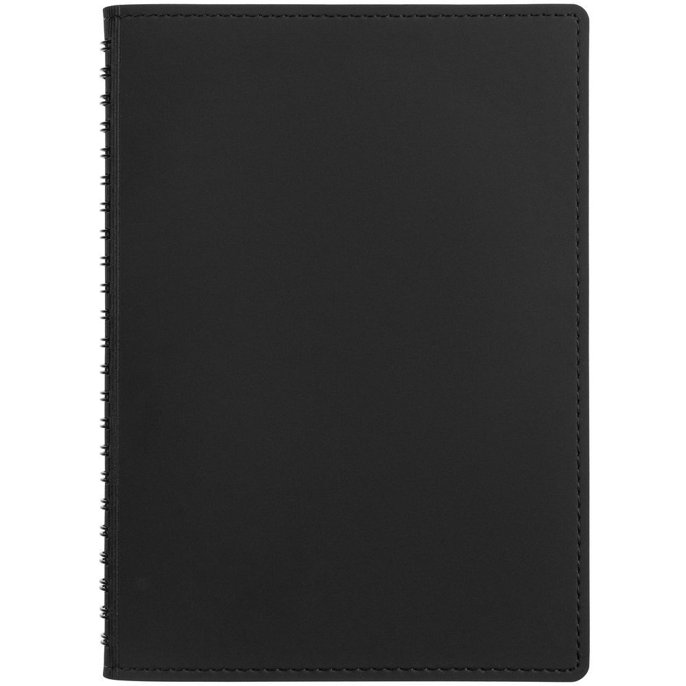 Ежедневник Spring Shall, недатированный, серый, черный