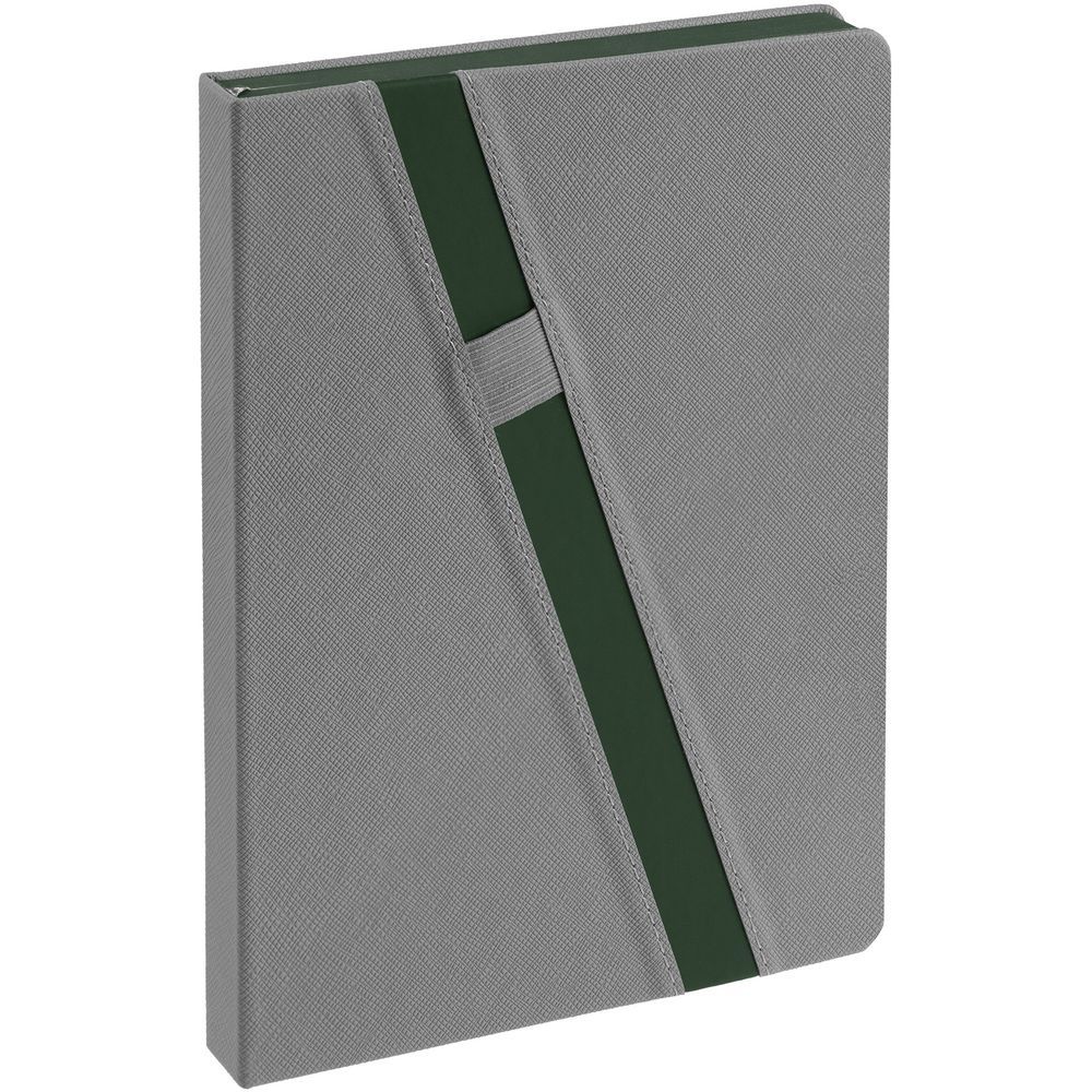 Ежедневник Rubikon, недатированный, серый, зеленый, серо-зеленый