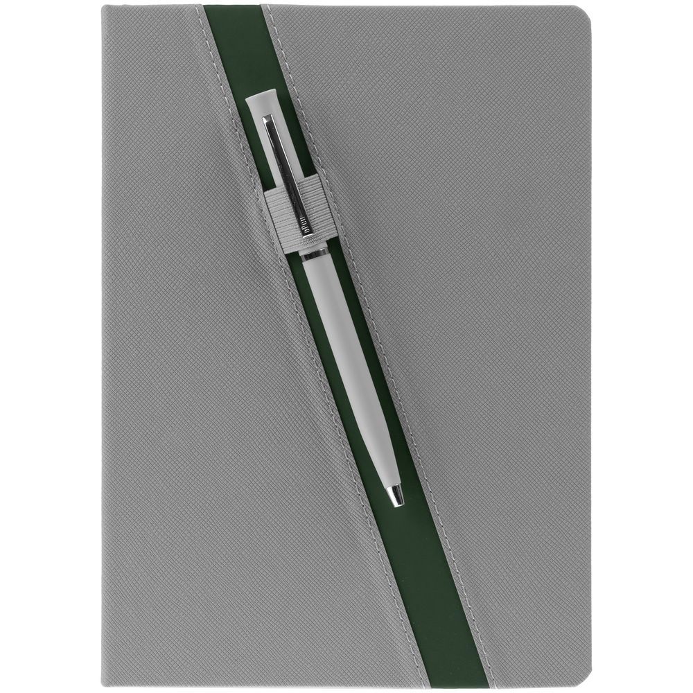 Ежедневник Rubikon, недатированный, серый, зеленый, серо-зеленый