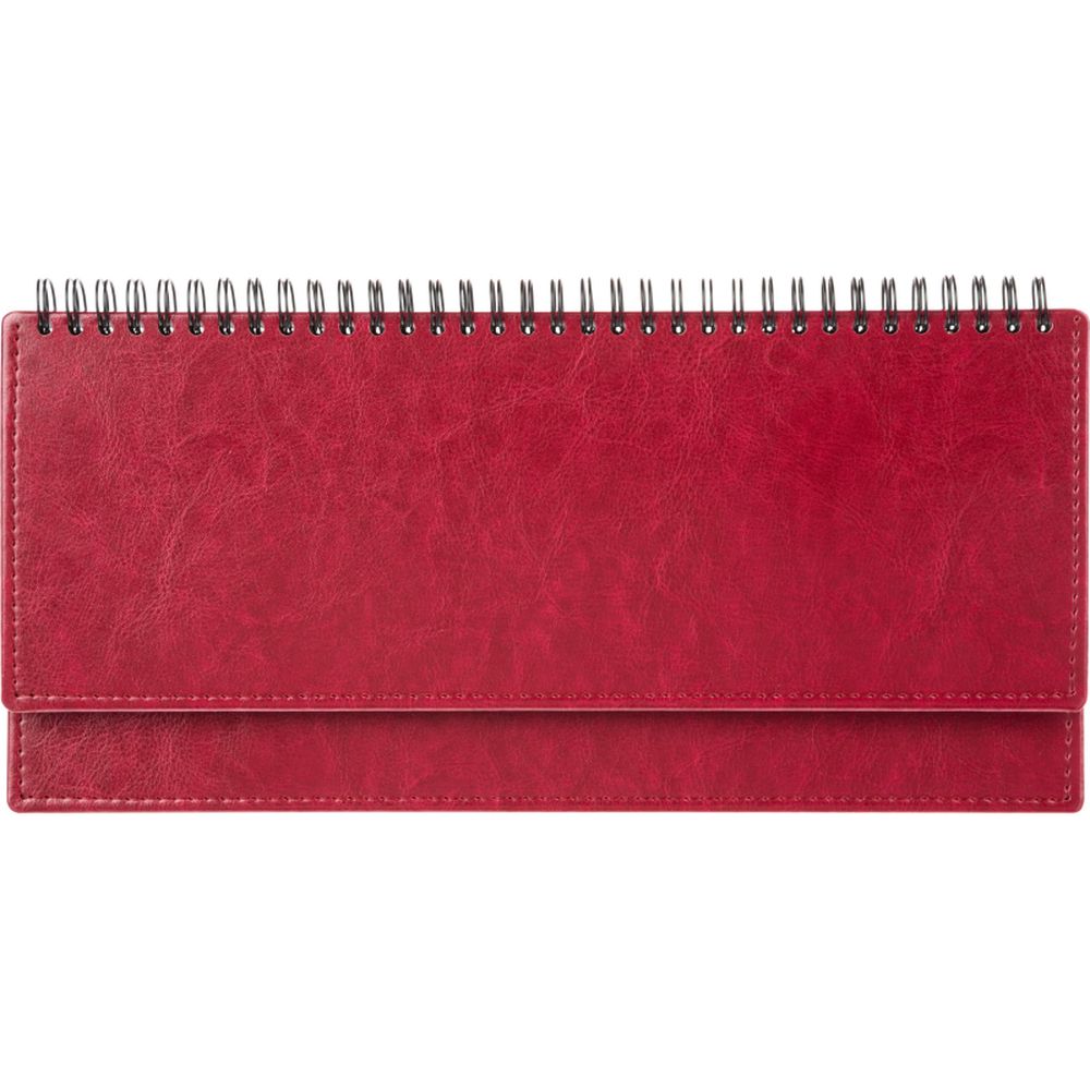 Планинг недатированный , бордо, 303х150 мм, 120стр, Agenda