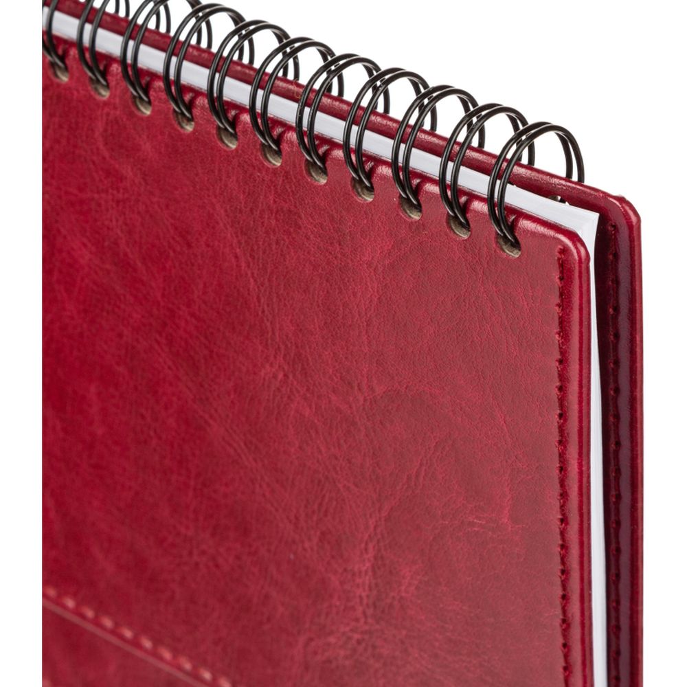 Планинг недатированный , бордо, 303х150 мм, 120стр, Agenda