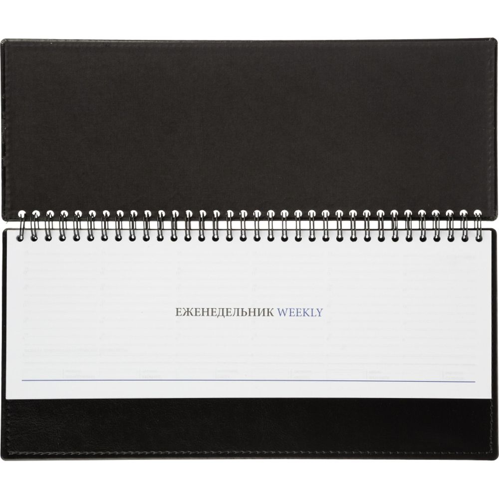 Планинг недатированный , черн, 303х150 мм, 120стр, Agenda