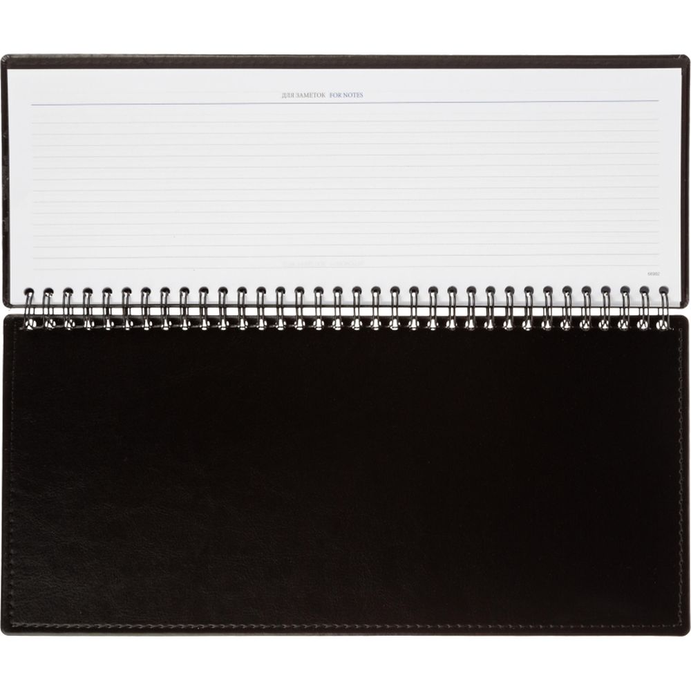 Планинг недатированный , черн, 303х150 мм, 120стр, Agenda