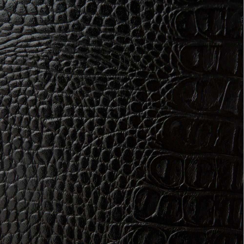 Ежедневник недатированный Attache Caiman bicolor, А5, 160л., черный, нат.кожа