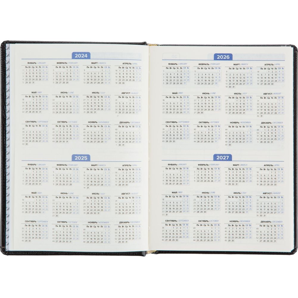 Ежедневник недатированный Attache Selection Lizard, А5, 160 л., черный