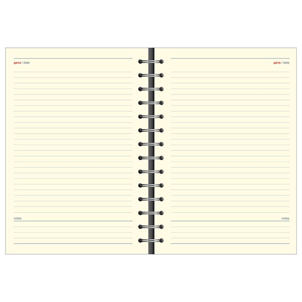 Ежедневник недатированный Fluid Attache Selection бирюз 140х200 мм, 192с