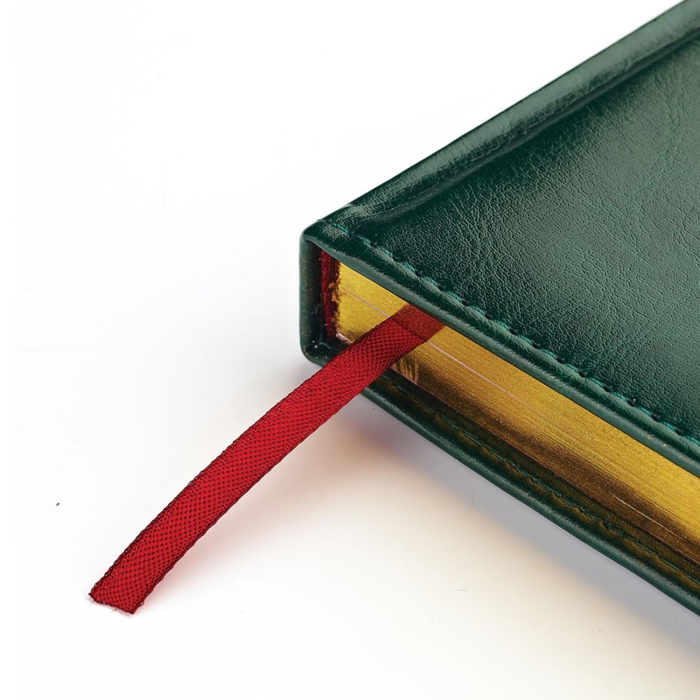 Ежедневник недатированный зелен, А5, 145х205мм, 136л, Sidney NEBRASKA 