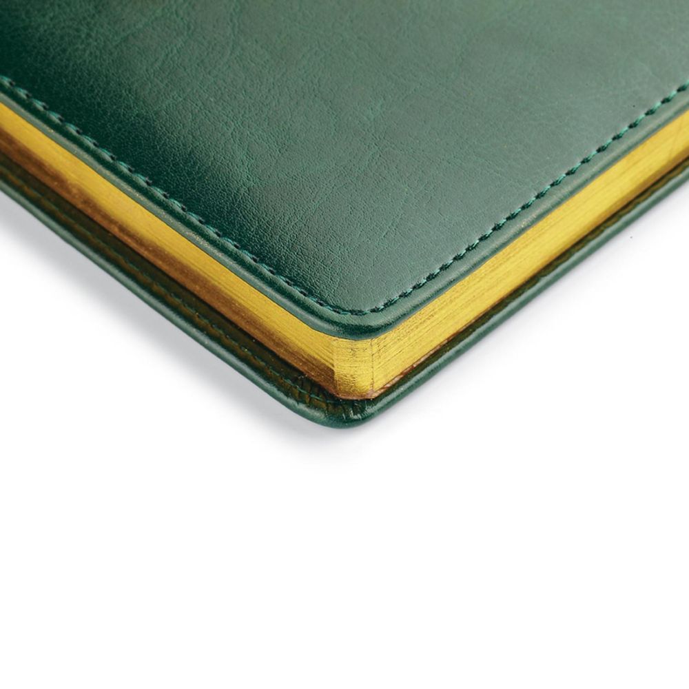 Ежедневник недатированный зелен, А5, 145х205мм, 136л, Sidney NEBRASKA 