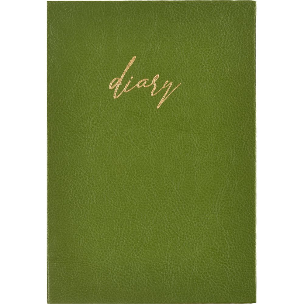 Ежедневник недатированный зеленый, А5, 140x200, 136 л, ATTACHE
