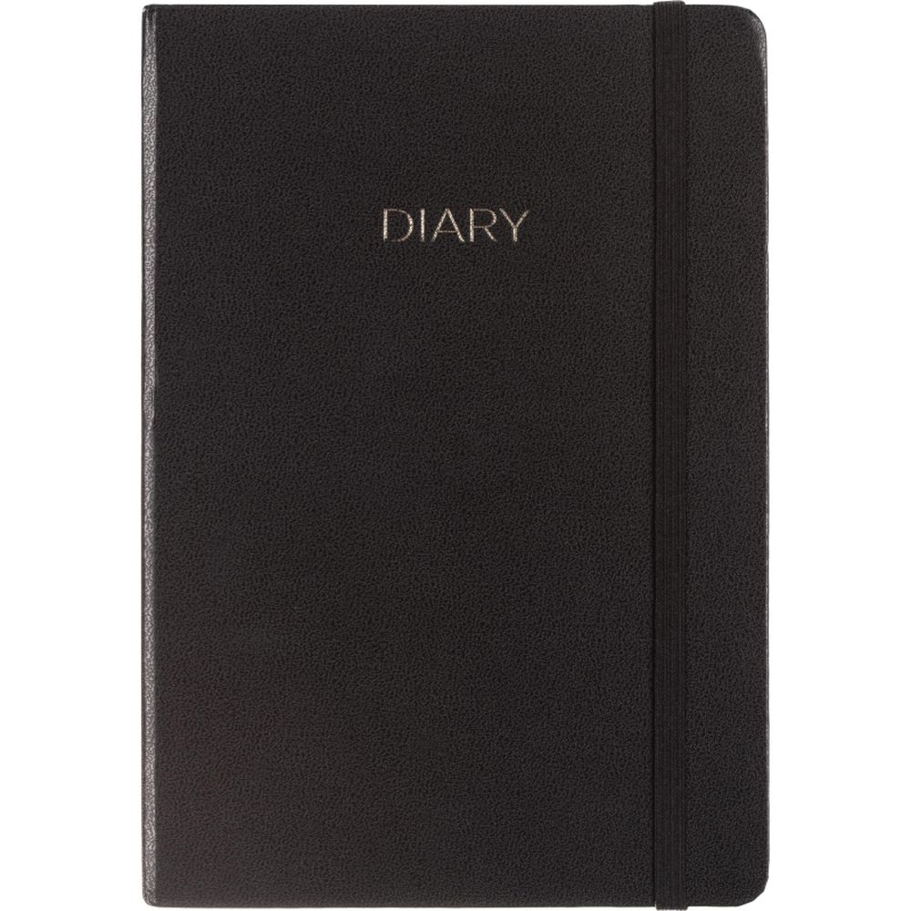 Ежедневник недатированный черный, А5 136 л., Dairy, ATTACHE