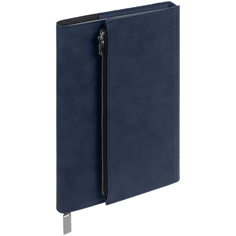 Ежедневник Grace, недатированный, темно-синий, синий