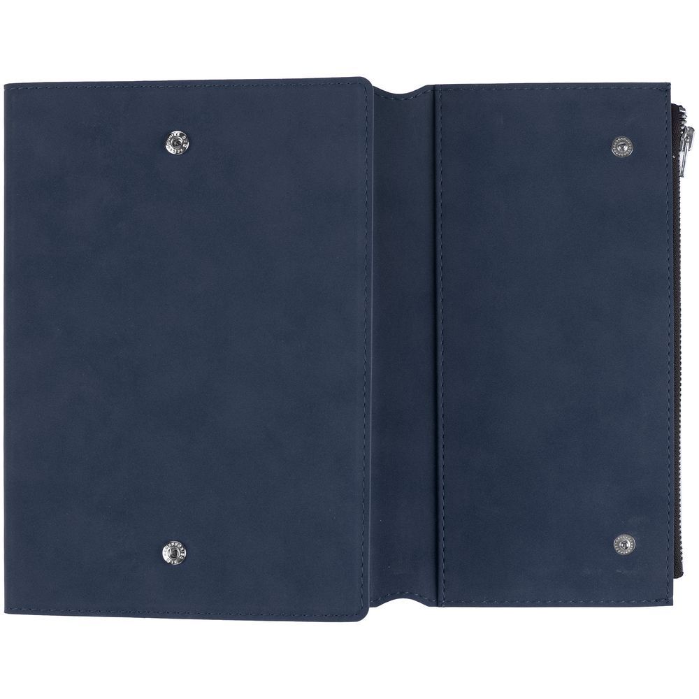 Ежедневник Grace, недатированный, темно-синий, синий