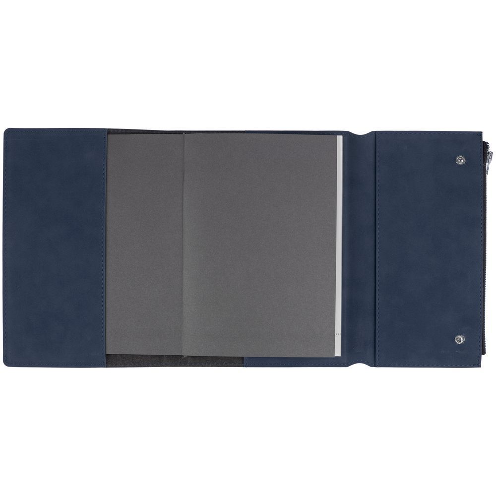 Ежедневник Grace, недатированный, темно-синий, синий